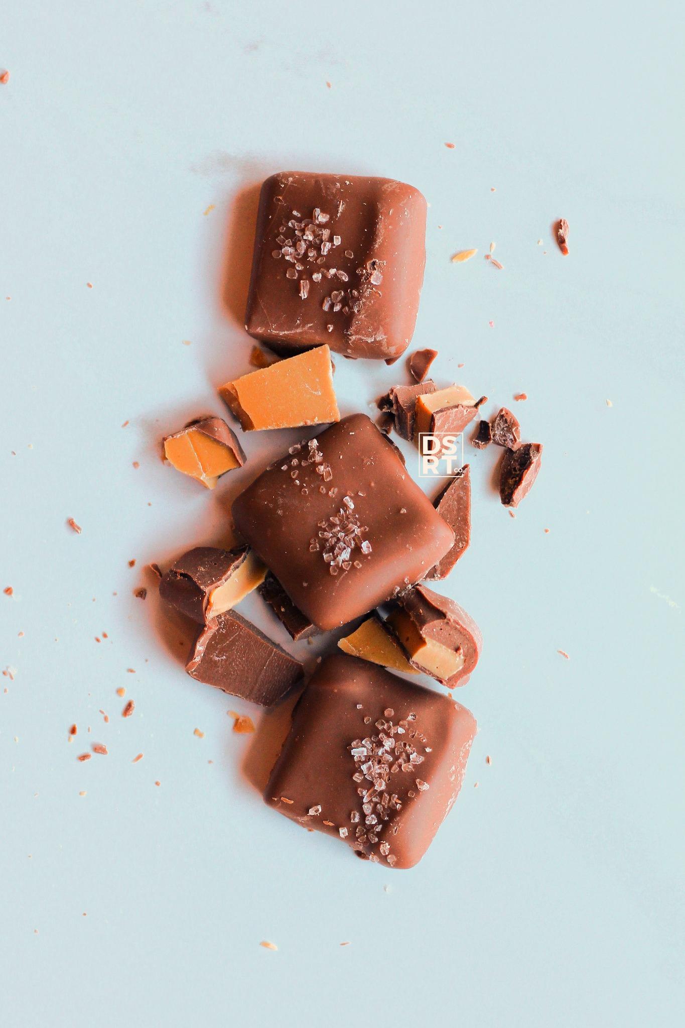 Dark Chocolate Toffee with Sea Salt