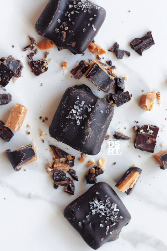 Dark Chocolate Toffee with Sea Salt