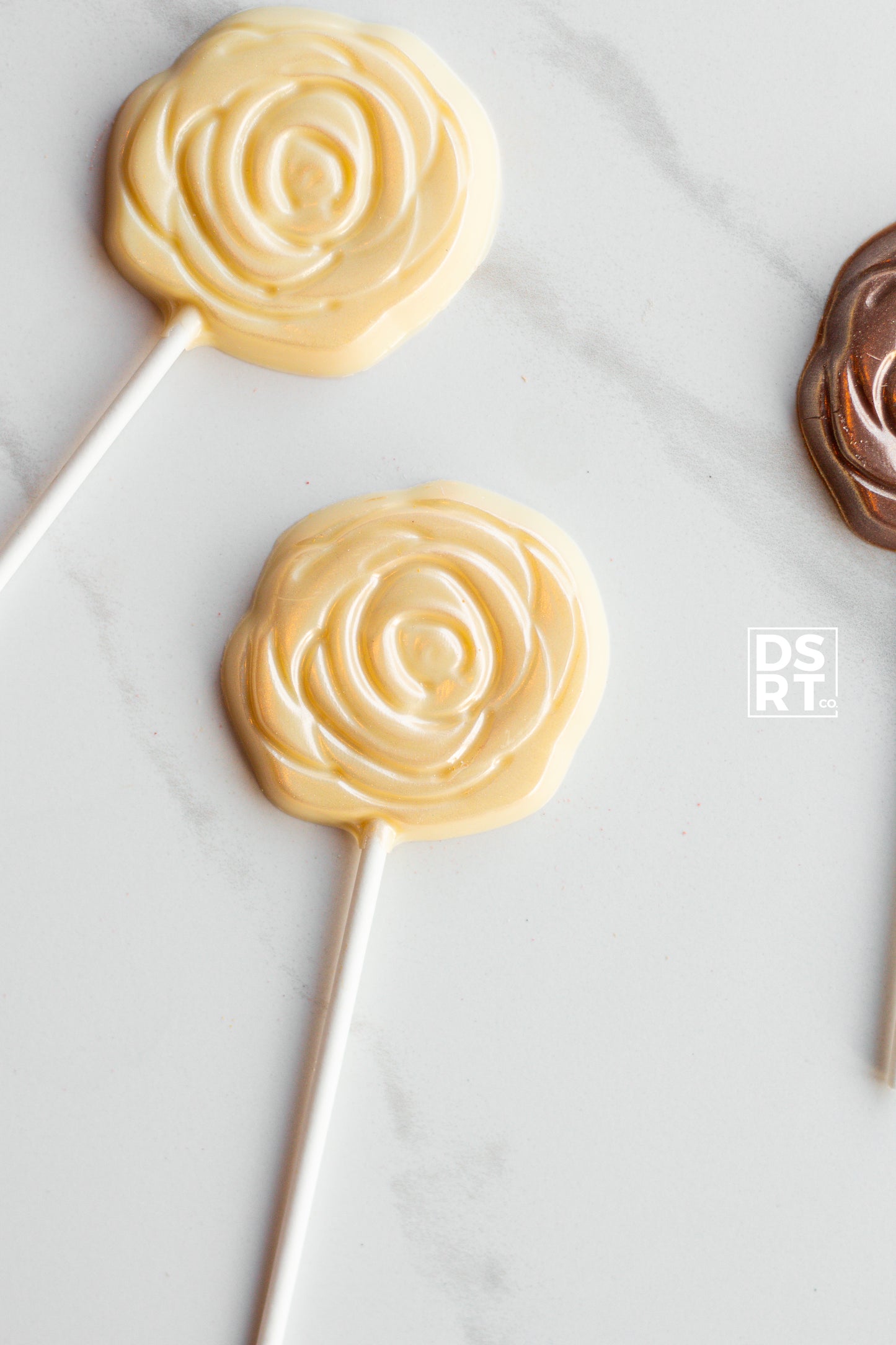 Valentine's Day Chocolate Lollipops